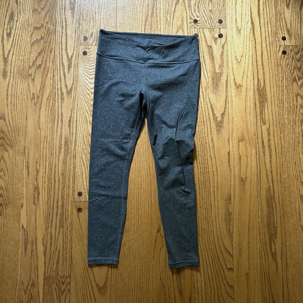 Athleta Elation High Rise 7/8 Legging--Gray, Slize L Tall